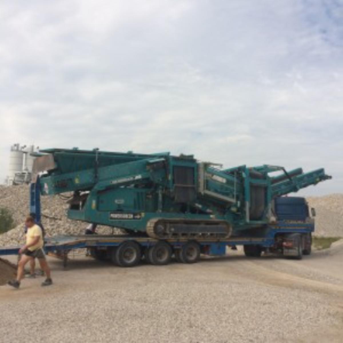 Impianto di vagliatura mobile